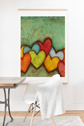 Isa Zapata Chain Of Love Art Print And Hanger