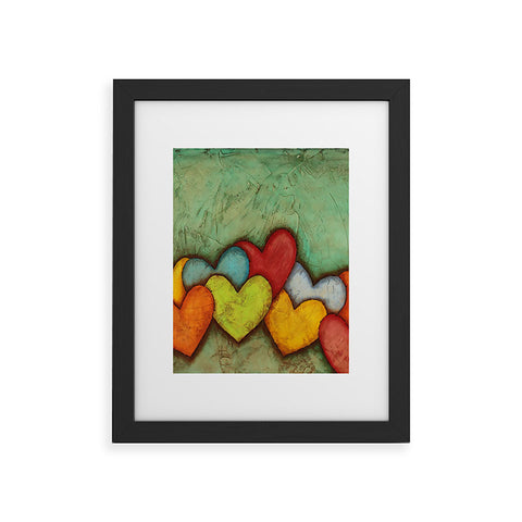 Isa Zapata Chain Of Love Framed Art Print