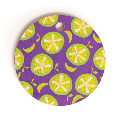 Isa Zapata Citric Heaven Cutting Board Round