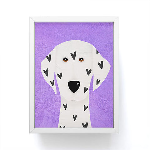 Isa Zapata Dalmatian Love Framed Mini Art Print