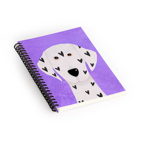 Isa Zapata Dalmatian Love Spiral Notebook