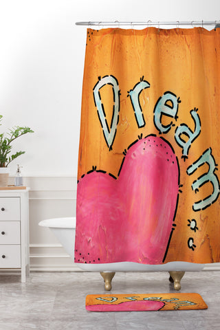 Isa Zapata Dream Shower Curtain And Mat