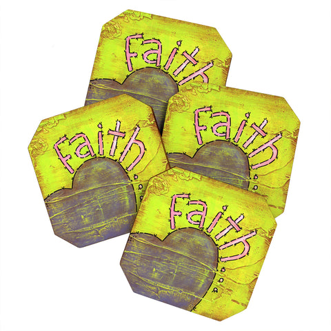 Isa Zapata Faith Coaster Set