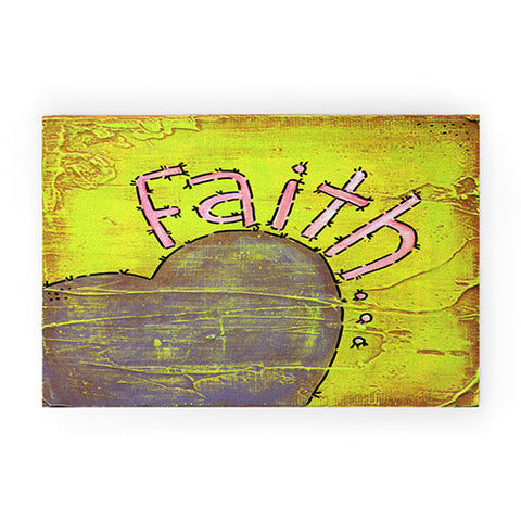 Isa Zapata Faith Welcome Mat