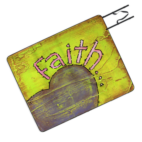 Isa Zapata Faith Picnic Blanket