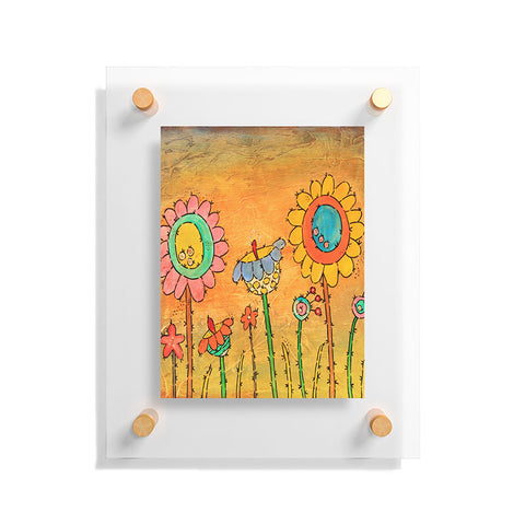 Isa Zapata Festive Garden Floating Acrylic Print