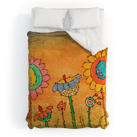 Isa Zapata Festive Garden Comforter