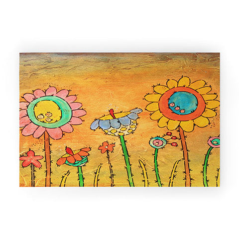 Isa Zapata Festive Garden Welcome Mat