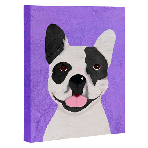 Isa Zapata Frenchie love Art Canvas