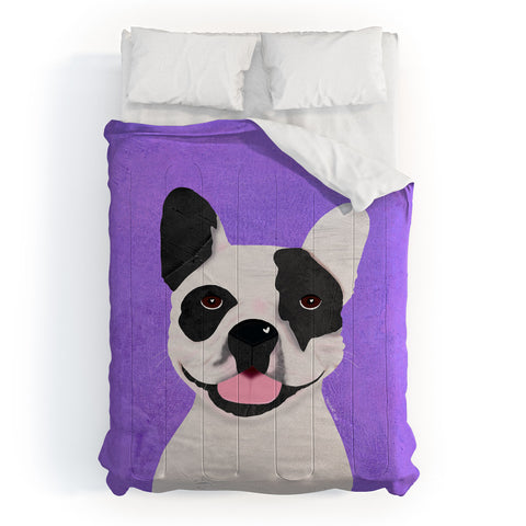 Isa Zapata Frenchie love Comforter