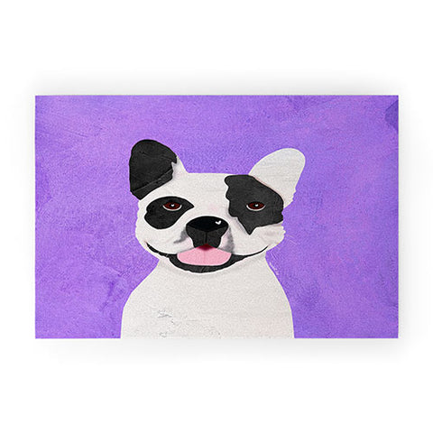 Isa Zapata Frenchie love Welcome Mat