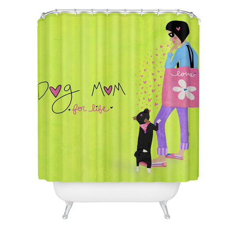 Isa Zapata Hold me mom Shower Curtain