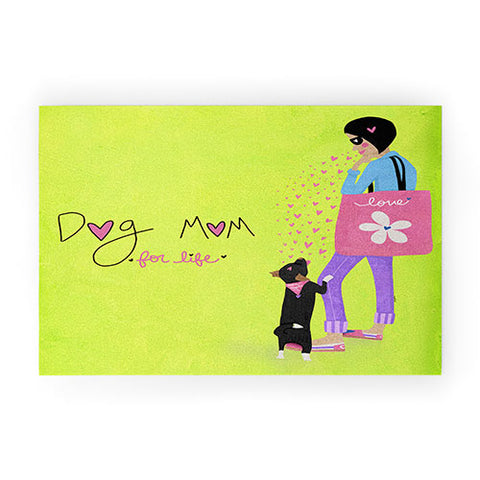 Isa Zapata Hold me mom Welcome Mat