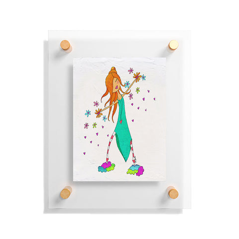 Isa Zapata Je veux Floating Acrylic Print