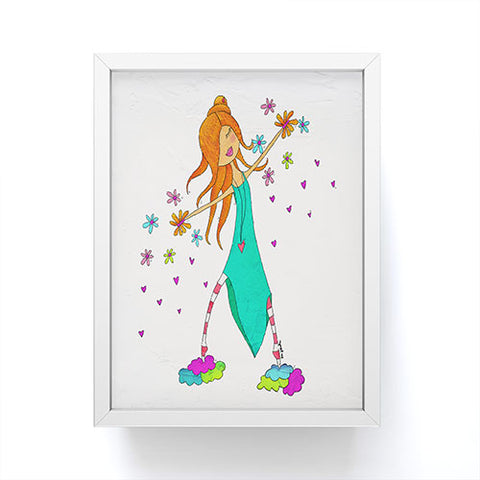 Isa Zapata Je veux Framed Mini Art Print