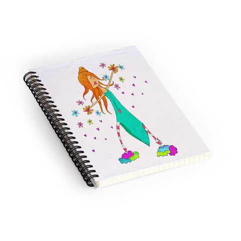 Isa Zapata Je veux Spiral Notebook