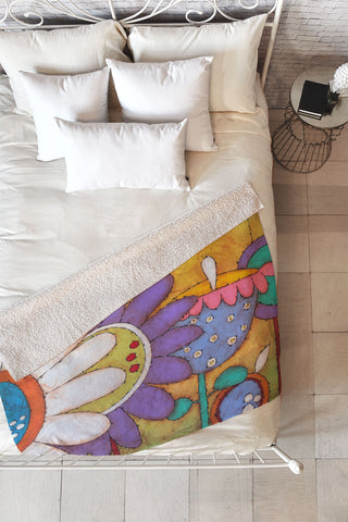 Isa Zapata Living Our Dream Fleece Throw Blanket