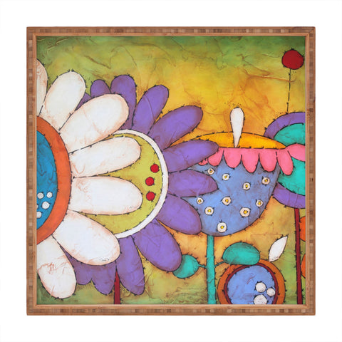 Isa Zapata Living Our Dream Square Tray