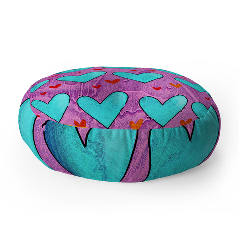 Isa Zapata Love Butterfly Floor Pillow Round
