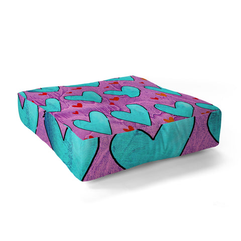 Isa Zapata Love Butterfly Floor Pillow Square