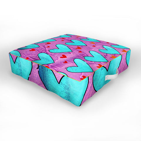 Isa Zapata Love Butterfly Outdoor Floor Cushion