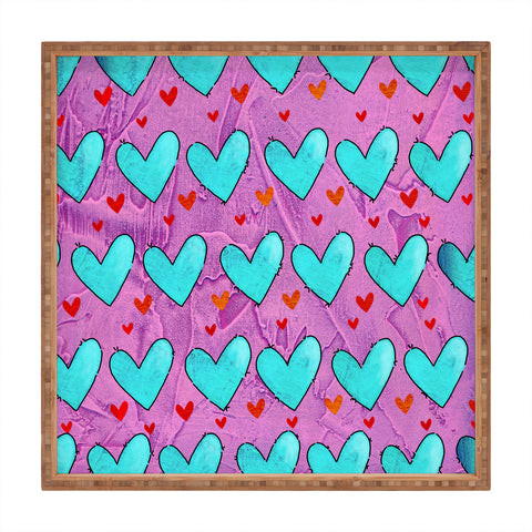 Isa Zapata Love Butterfly Square Tray