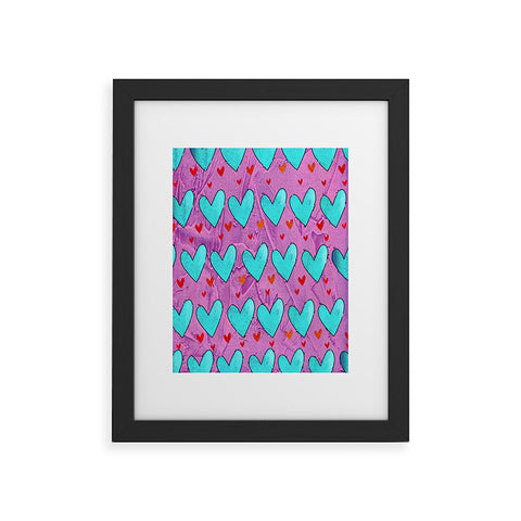 Isa Zapata Love Butterfly Framed Art Print