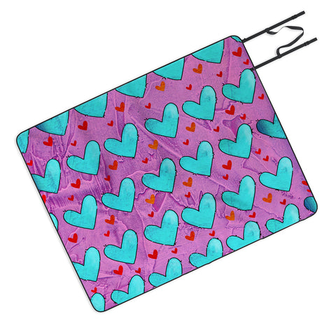 Isa Zapata Love Butterfly Picnic Blanket