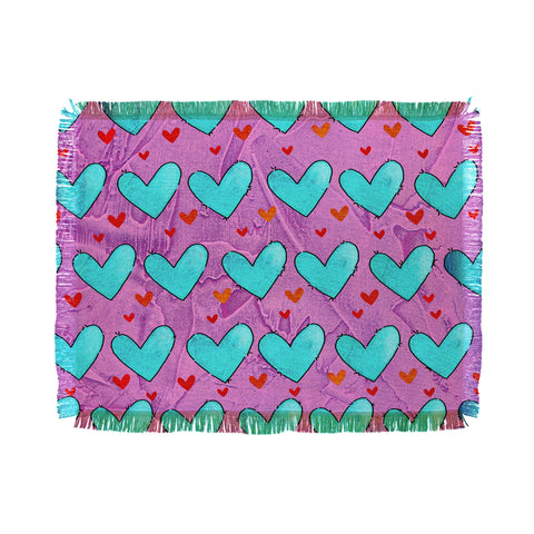Isa Zapata Love Butterfly Throw Blanket