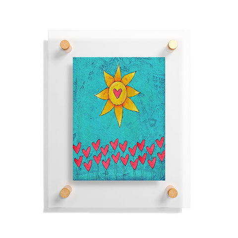 Isa Zapata Love Garden Floating Acrylic Print