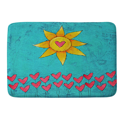 Isa Zapata Love Garden Memory Foam Bath Mat