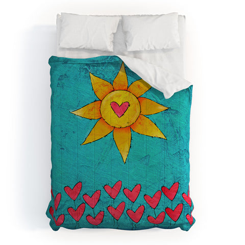 Isa Zapata Love Garden Comforter