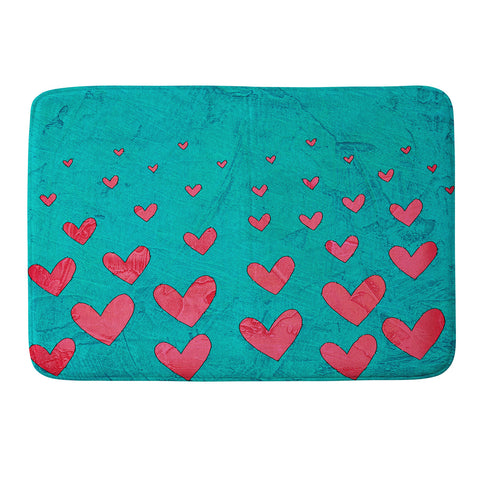 Isa Zapata Love Is In The Air 1 Memory Foam Bath Mat