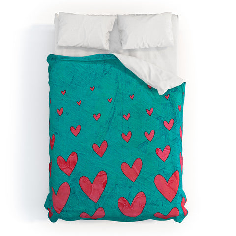 Isa Zapata Love Is In The Air 1 Duvet Cover