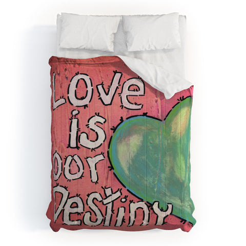 Isa Zapata Love Is Our Destiny Comforter