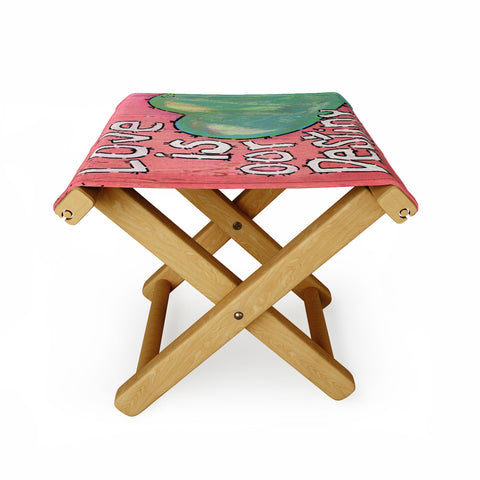 Isa Zapata Love Is Our Destiny Folding Stool