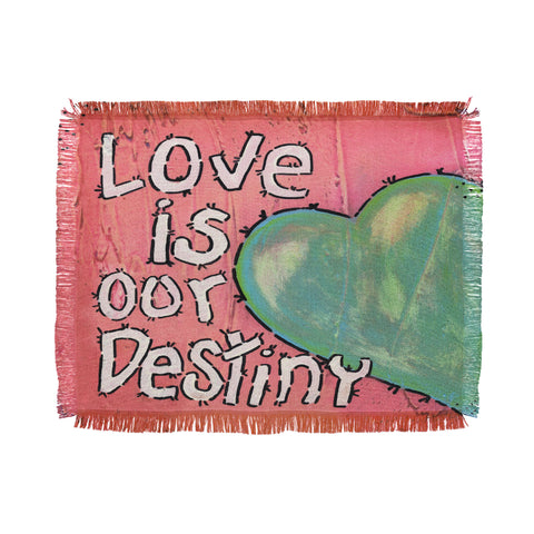 Isa Zapata Love Is Our Destiny Throw Blanket