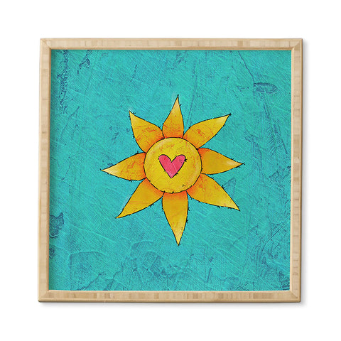 Isa Zapata Love Rays Framed Wall Art