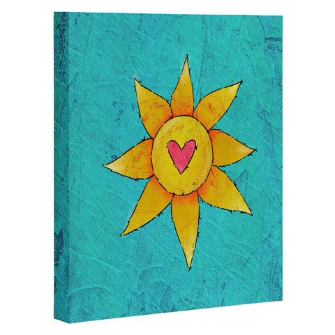 Isa Zapata Love Rays Art Canvas