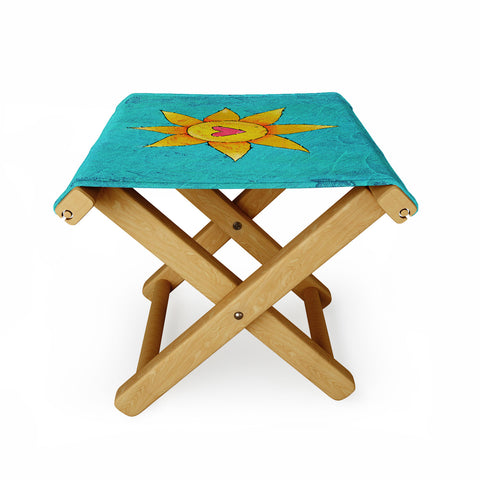 Isa Zapata Love Rays Folding Stool