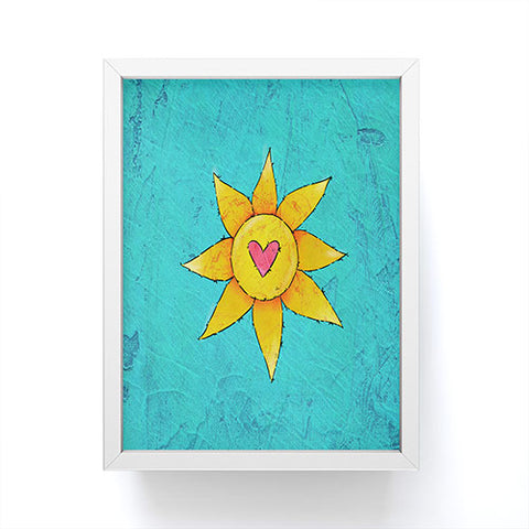 Isa Zapata Love Rays Framed Mini Art Print