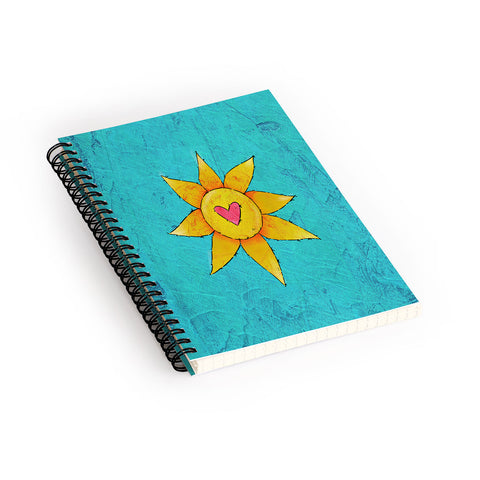 Isa Zapata Love Rays Spiral Notebook