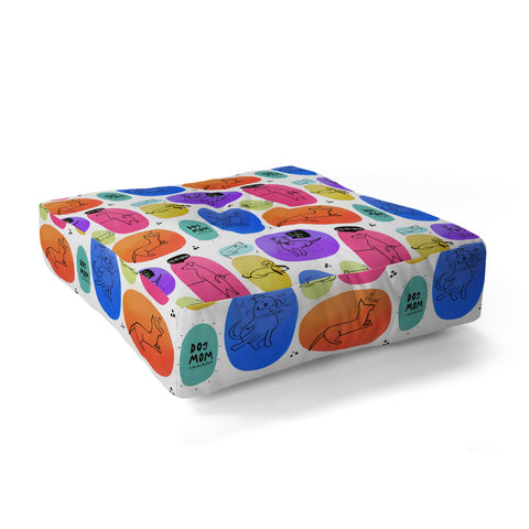 Isa Zapata Mutt Mom Floor Pillow Square