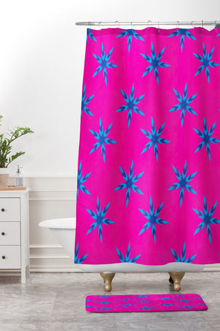 Isa Zapata Stars From Gaia Shower Curtain And Mat