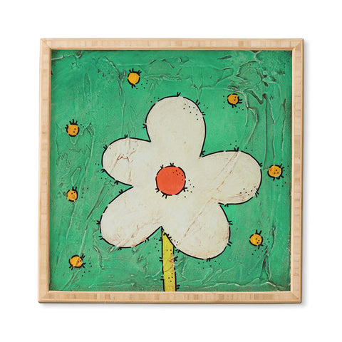 Isa Zapata The Flower Framed Wall Art