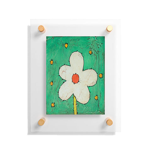 Isa Zapata The Flower Floating Acrylic Print