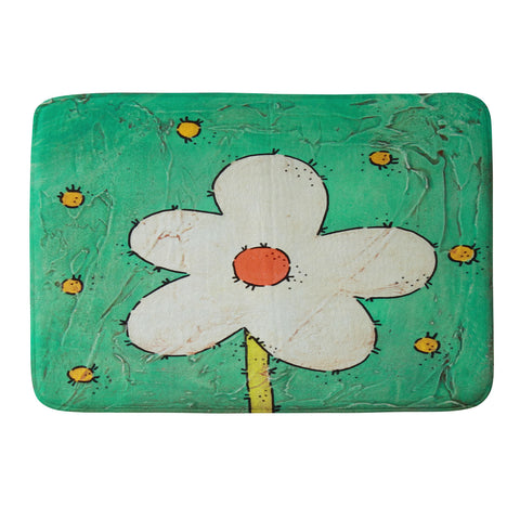 Isa Zapata The Flower Memory Foam Bath Mat