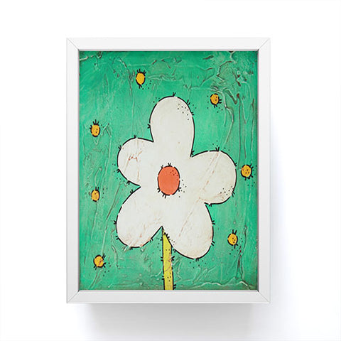 Isa Zapata The Flower Framed Mini Art Print
