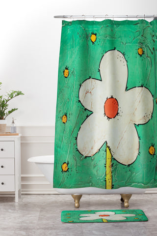 Isa Zapata The Flower Shower Curtain And Mat