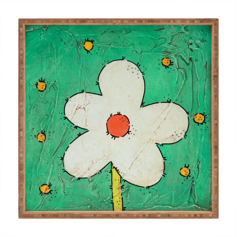Isa Zapata The Flower Square Tray